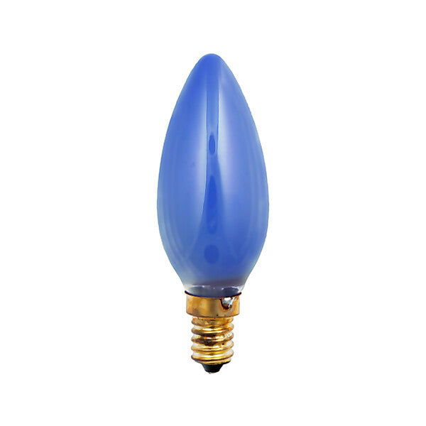 Scharnberger+Hasenbein Kerzenlampe 35x100mm E14 230V 40W blau 40287